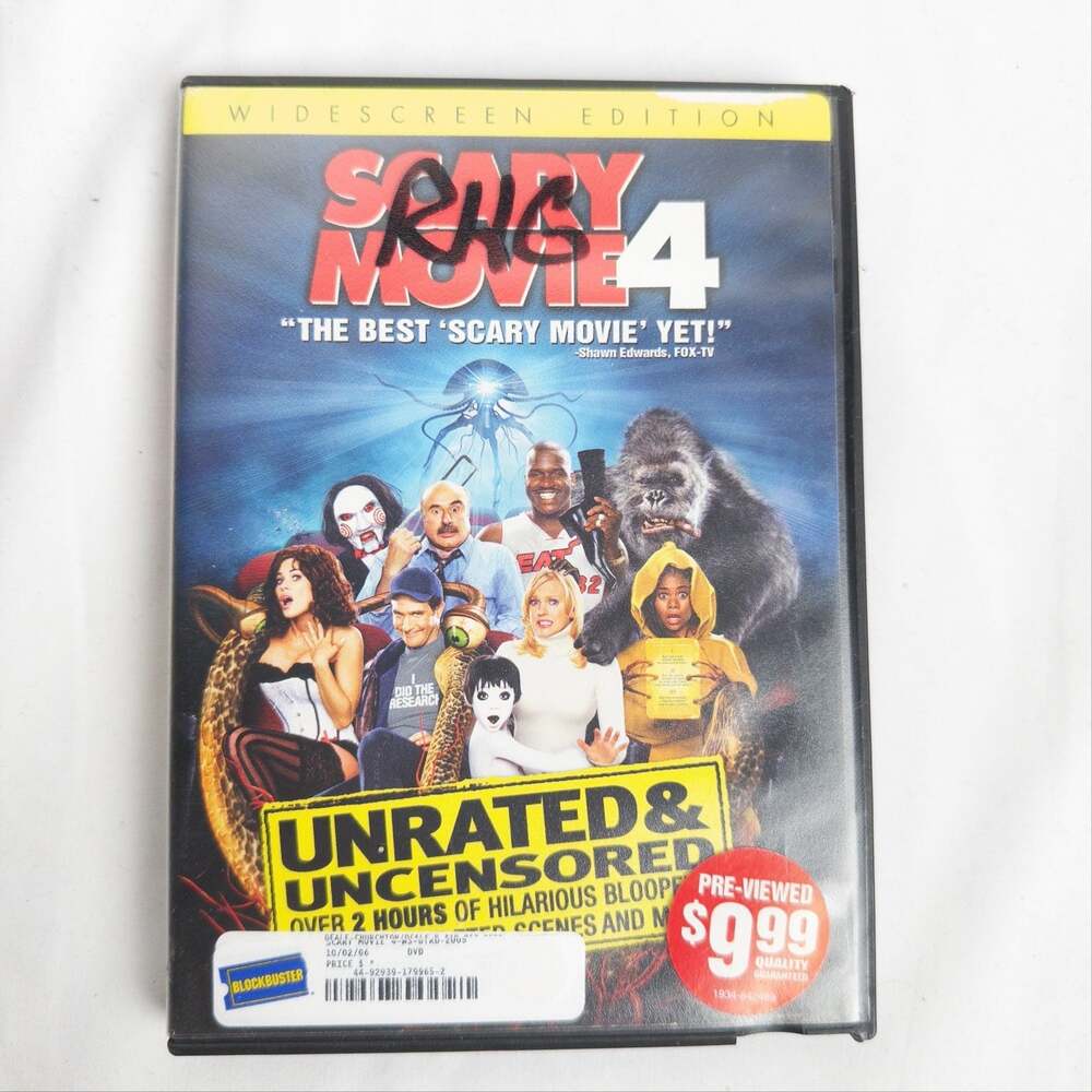 Scary Movie 4 Unrated & Uncensored (DVD, 2006, Widescreen Edition)